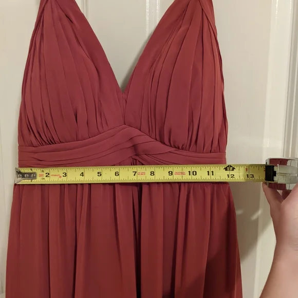 Azazie terra cotta long formal dress - Picture 8 of 13